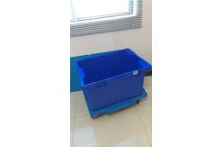 China Large Customized Plastic Storage Turover Boxes 800*600mm Multi - Purpose supplier