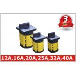 Electrical 3 Pole Disconnect 16A 20A Rotary Isolator Cam Operated Switch for sale
