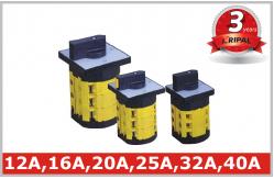 China Electrical 3 Pole Disconnect 16A 20A Rotary Isolator Cam Operated Switch supplier