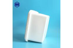 China Microwavable Small Square Plastic Containers Heat Resistant Printing supplier
