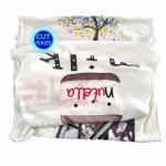 100% cotton used clothes scrap rags white printed t shirt industrial trapo shop wiping rags cotton rags 5kg for sale