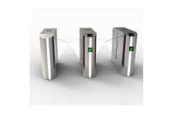 China LED Light Single Lane Flap Barrier Automatic Pedestrian supplier