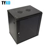 Lockable 12U Floor Standing Data Cabinet For Servers / Network Devices