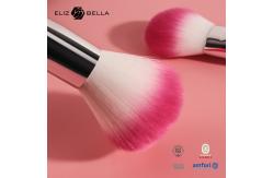 China Synthetic Bristles Cosmetic Makeup Brush Set 24pcs Shiny Wooden Handle supplier