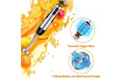 China Powerful DC Motor Handheld Immersion Blender Multi Purpose Accessories supplier
