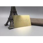 Stainless Steel RFID Metal Card Metal Visit Card Waterproof 13.56MHz/125Khz for sale