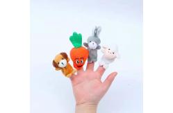 China Family Member Interactive Animal Plush Finger Puppets For Kids OEM supplier