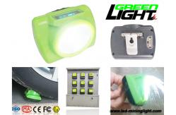 China ATEX 13000lux LED Miner Cap Lamp 240lum For Industrial Mining Lighting supplier