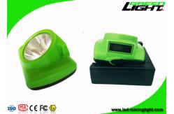 China 13000LUX Led Mining Cap Lamp , Portable Miners Helmet Light IP68 Waterproof supplier