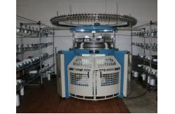 China Single Jersey Circular Weft Knitting Machine For Reversed Velour Shearing Fabrics supplier