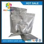 Custom sized aluminum foil stand up k bag for food/ snack storage for sale
