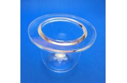 China High Temperature Resistance Clear Quartz Tube Custom Sealed With Flange Large Diameter supplier