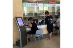 China Self Service Queue Management Kiosk 17 Inch / 19 Inch Wireless LCD Display supplier