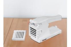 China Industrial French Fry Cutter With Two Stainless Steel Grids , French Fries Making Machine  supplier