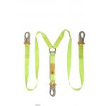 Fluorescent Yellow  ISO9001 Fall Protection Safety Harnesses for sale