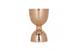 China Copper Plated Stainless Steel Barware Bell Jigger Measurements Etch Design supplier