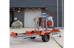 China Diesel Portable Wood Sawing Machine Mini Sawmill Wood Processing Simple To Operate supplier