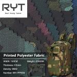 Military Camouflage 900D Printing Polyester Fabric For Luggage Bags for sale