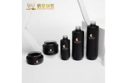 China Glass Cosmetic Bottle Face Cream Set Skincare Lotion Pump Glass Bottle supplier