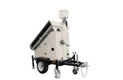 China Durable Solar Camera Trailer Mobile Solar Security Trailer With 3*400W Solar Panels supplier