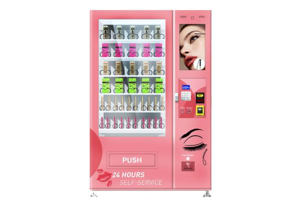 Custom Design Hair Lash Vending Machine Makeup Tool With LED Screen
