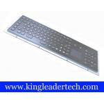 Dust-proof IP65 Industrial Keyboard With Touchpad Stainless Steel With 103 Keys