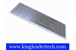 China Stainless Steel Industrial Keyboard With Touchpad IP65 Liquid-Proof With 103 Keys supplier