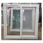 Soundproof Windproof PVC Sliding Window Hurricane Impact Glass Sliding Windows for sale