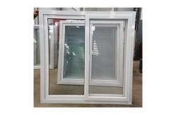 China Soundproof Windproof PVC Sliding Window Hurricane Impact Glass Sliding Windows supplier