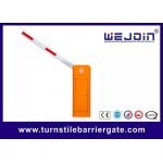 Aluminum Arm Parking Barrier Gate Round Boom With Optional Lights for sale