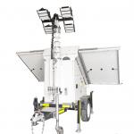 Energy Efficient Solar Light Towers With 3*380W Solar Panels For Night Work for sale
