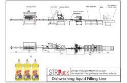 China 50 - 1000ml Filling Volume Honey Bottle Filling Line With High Efficiency supplier