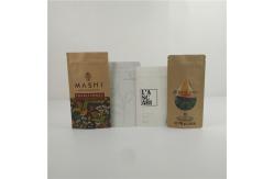 China Eco Friendly Compostable Kraft Paper Bag Custom Printing Biodegradable Paper Doypack supplier