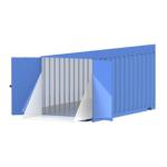 20ft 30ft 40ft Bulk Container Liner Shipping Wide Access Sift Proof for sale