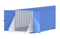 China 20ft 30ft 40ft Bulk Container Liner Shipping Wide Access Sift Proof supplier