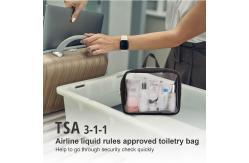 China Lager Capacity Waterproof Durable Soft Cosmetic Bag Toiletry Bag With Handle supplier