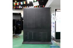 China Double Side Floor Standing Digital Signage LCD Advertising Display Screen supplier