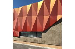 China Length 2440mm-5800mm Aluminum-Wooden-Composite-Panel with Sound Insulation supplier