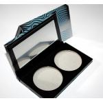 2 Pans Diam 59MM Contour Highlight Palette With Outer Shiny Silver Paper