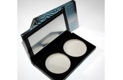 China 2 Pans Diam 59MM Contour Highlight Palette With Outer Shiny Silver Paper supplier