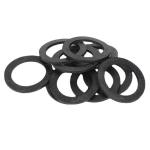 Custom EPDM Rubber Nitrile Silicone Rubber Material Black Rubber Industrial Gasket for sale