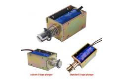 China 12MM Stroke SPCC DC Pull Push Open Frame Solenoid supplier