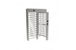 China Semi Auto Security Turnstile Full Height Anti Tailgating With Optimal Traffic Rate supplier