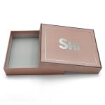 Customized cosmetics and clothing paper box Luxury pink two-piece large packaging paper box for sale