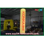 3m Height Inflatable Lighting Decoration Led Pillar Cube Column Printed