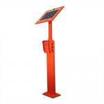 Highway Roadside Solar Powered Emergency Phone Call Box IP67 With Solar Panel for sale