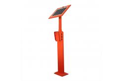 China Highway Roadside Solar Powered Emergency Phone Call Box IP67 With Solar Panel supplier