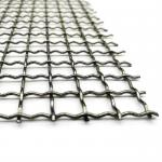 Width 0.5m-2m Galvanized Crimped Wire Mesh Vibrating Waving Rustproof for sale