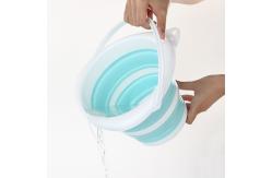 China Portable Foldable Plastic Bucket Lightweight Design Easy To Store supplier