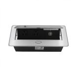 ETL Approval Pop Up Power Socket Damping Spring Design Rectangle Type for sale